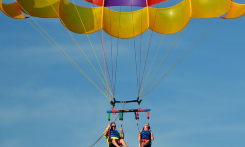 Expérience de parachute ascensionnel et détente